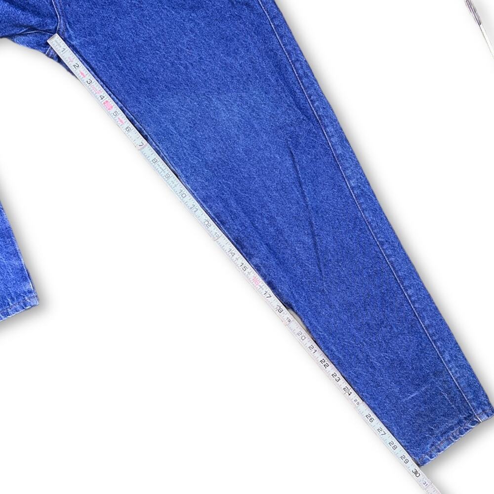 Vintage 80s Native Blue Levi’s Jeans | Size 9 / 26 x 30 | Skinny Ankle Zipper - Picture 5 of 9